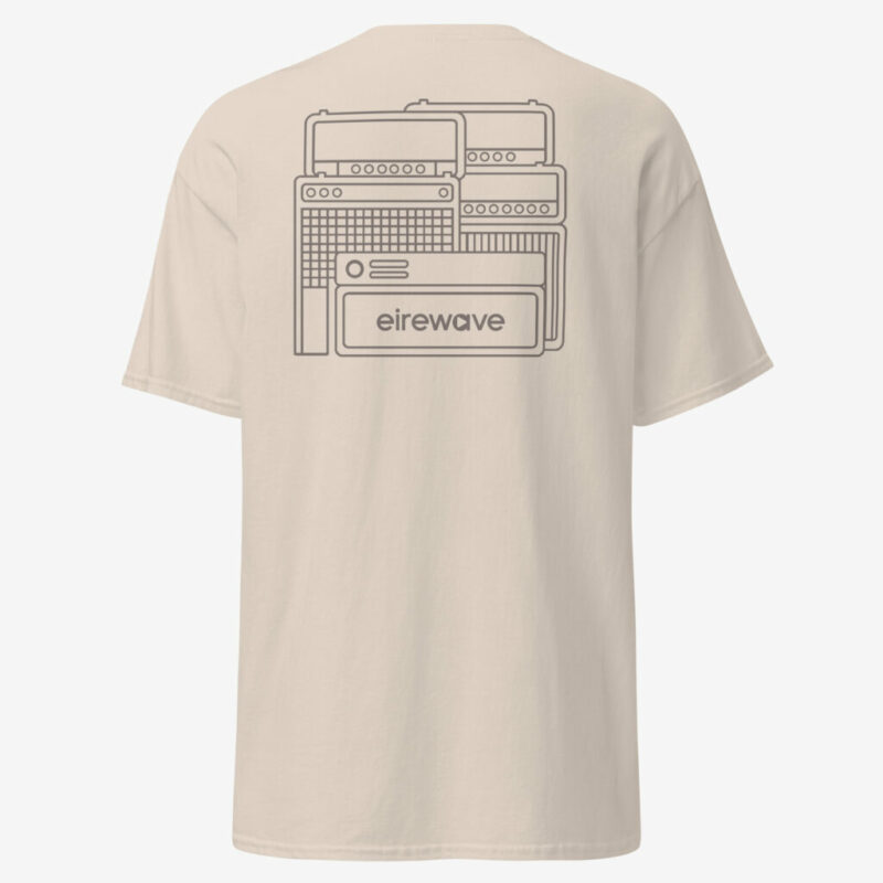 Stacked Amps Outline T-Shirt Unisex