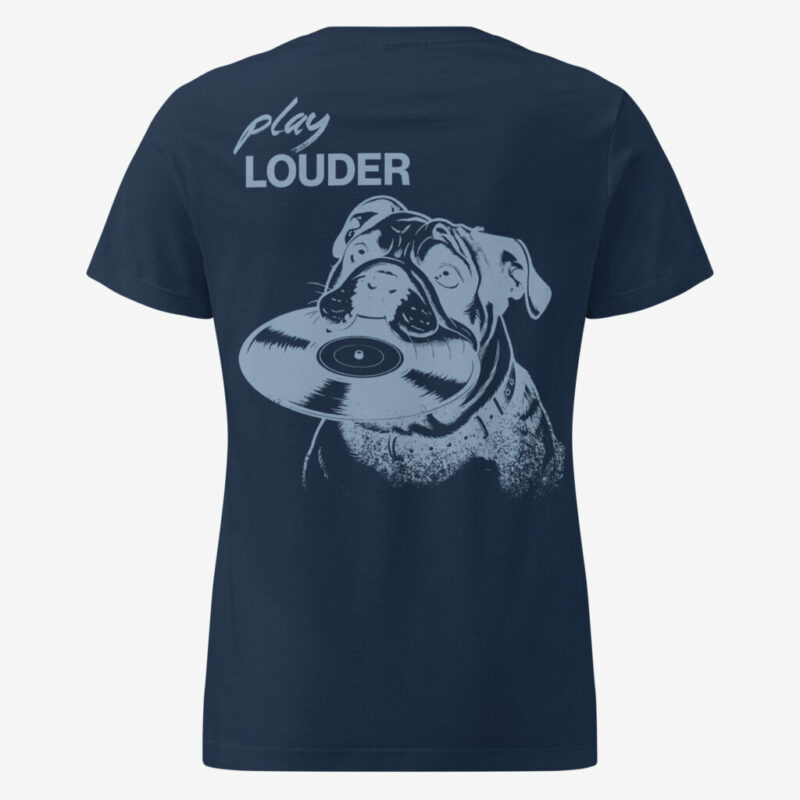 Play Louder – Bulldog Vinyl T-Shirt